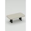 Side Table Adjustable Tray Rectangular Decorative Modern Horizontal Vertical Sofa Table Walnut