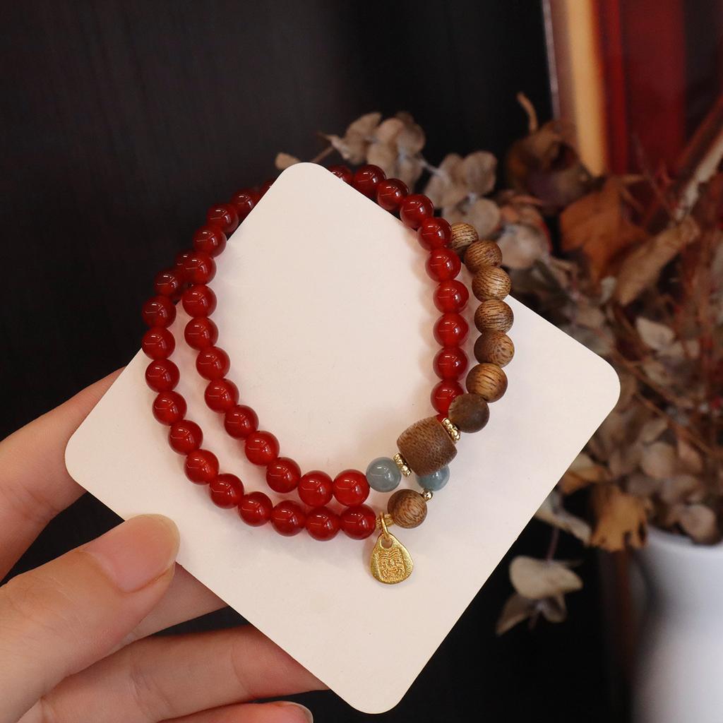 Natural Agate Bracelet Fashion Women Daily Jewelry Lucky Gift
