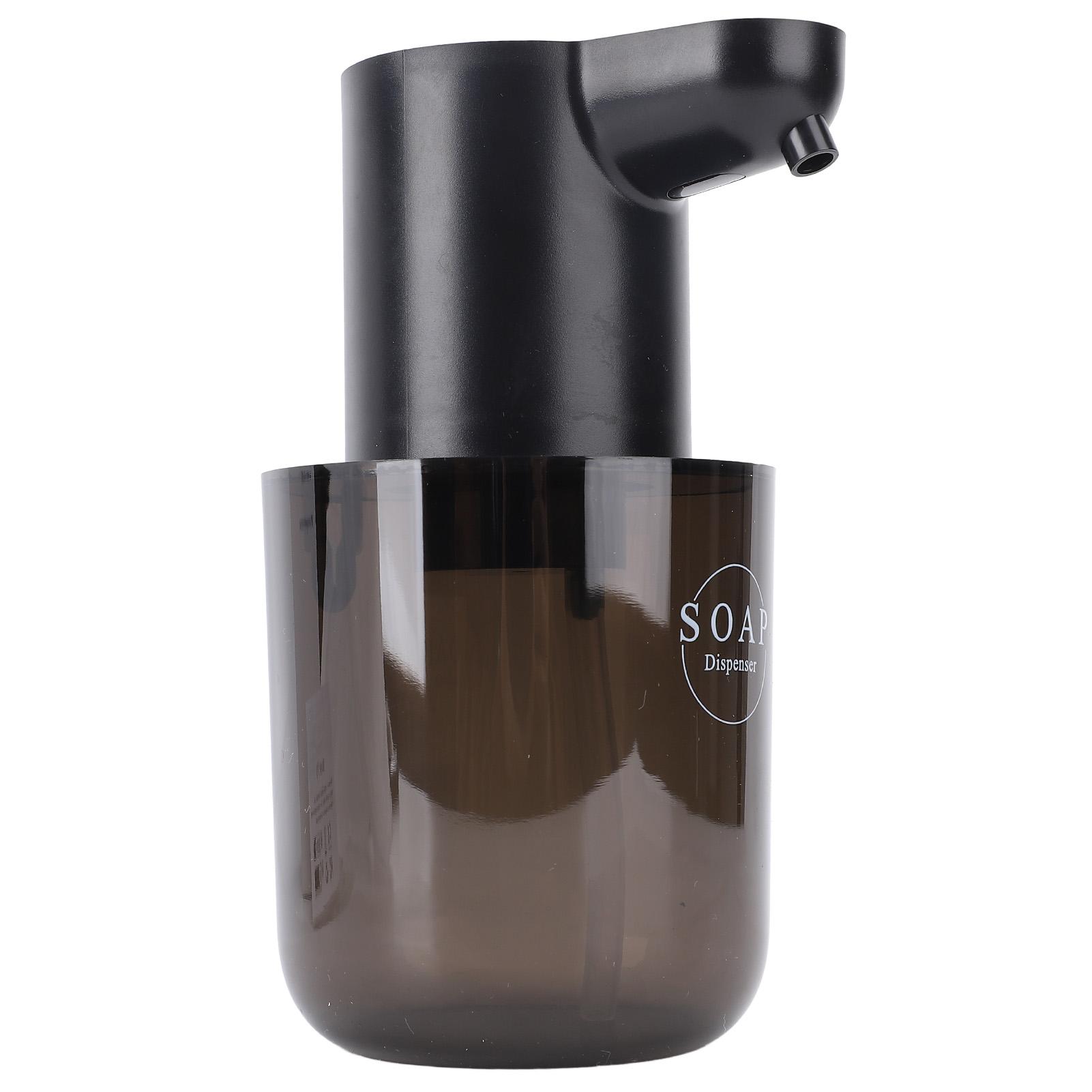 

400 мл Автоматический дозатор жидкого мыла USB Перезаряжаемый Бесконтактный дозатор мыла Контейнер для жидкости чёрный