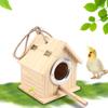 Bird Nesting House For Cage Parakeet Nest Box Bedding Parrot Breeding  Box  Wooden Bird House Pet Bird Nest