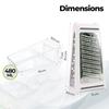 Cheese Grater with Container for Kitchen Vegetable Stainless Steel Grater with Handle Cheese Grater Box NonSlip Base Accessories
