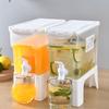 1 sada 3,5l rychlovarné konvice s kohoutkem Odnímatelné víko Design se zvednutou základnou přezkou Snadné otevírání Konvice na studenou vodu odolná proti chladu Kuchyňský zdroj
