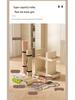 Movable Storage Rack for Yoga Mats, Fitness Gear, and Badminton Equipment