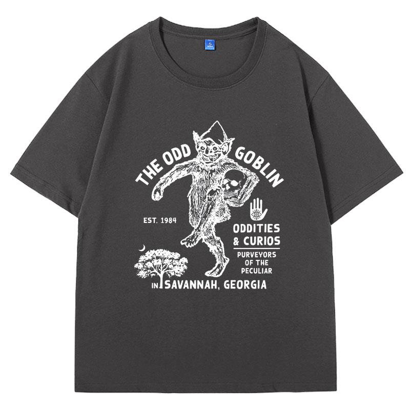 Unusual Occult Funny Meme T Shirt Men’s Women’s Cool Vintage Goblin Mode T-shirt Oversized Short Sleeves in Summer Cotton Tees