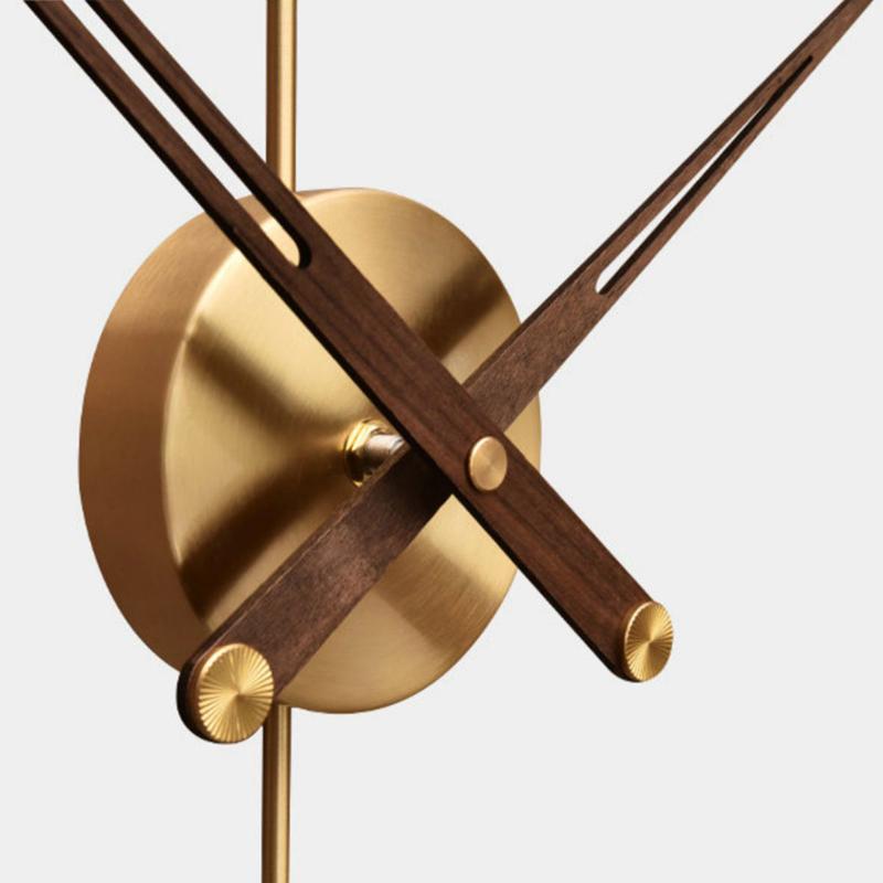 Hiszpania Duży Zegar Ścienny Nowoczesny Design Metalowy Luksusowe Zegary Ścienne Zegary DIY Wystrój Domu Cichy Salon Orologi Da Parete Prezent
