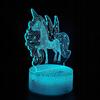 Unicorn Night Light For Children, Illuminated, Horse, Desk Lamp + Remote Control
