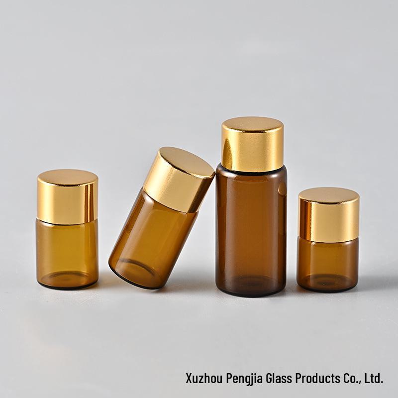Amber Light-Blocking 3ml Mini Perfume & Essential Oil Sample Bottle
