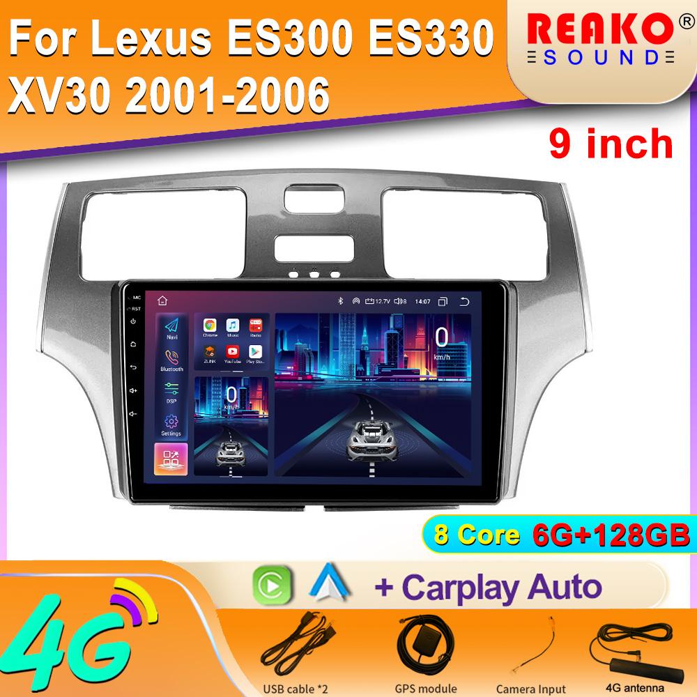 Android For Lexus ES300 ES 300 ES330 XV30 ES 330 2001 - 2006 Car Radio Multimedia Video Player Navigation 4G GPS 2 Din