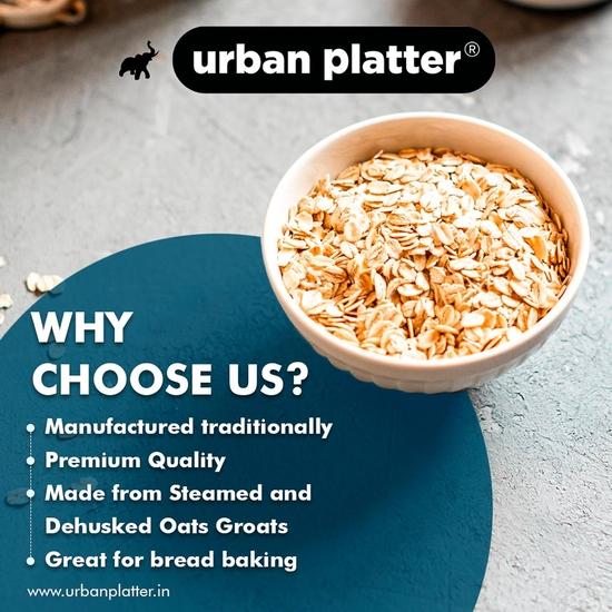 Urban Platter Rolled Oats, 1kg [Fiber Rich, Natural Goodness]