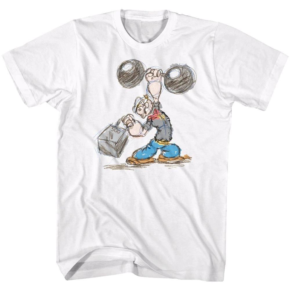 Popeye Sketch Comics Shirt 130