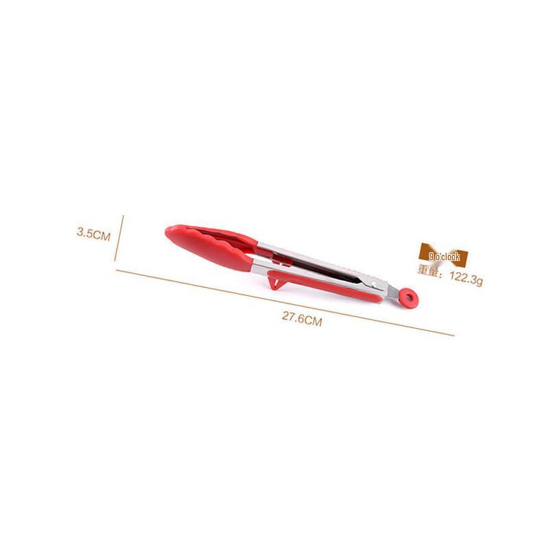 ZhiZhou Stainless Steel Silicone BBQ Tongs
