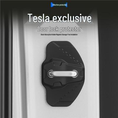 Tampon d'amortissement sonore insonorisant pour serrure de porte Tesla Model Y