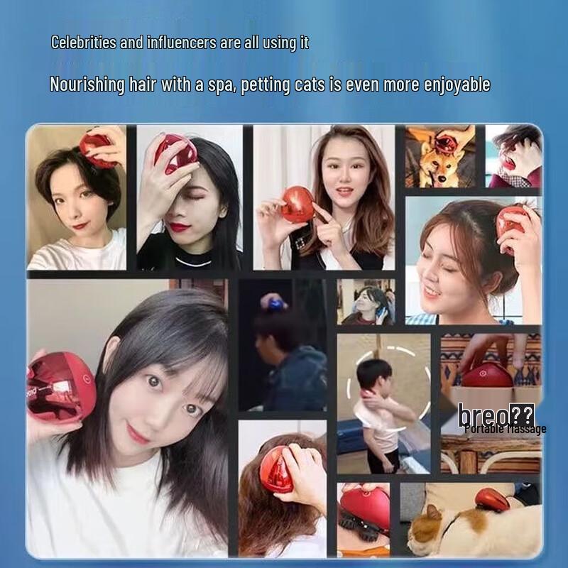 breo Scalp 2m Wet & Dry Electric Head Massager