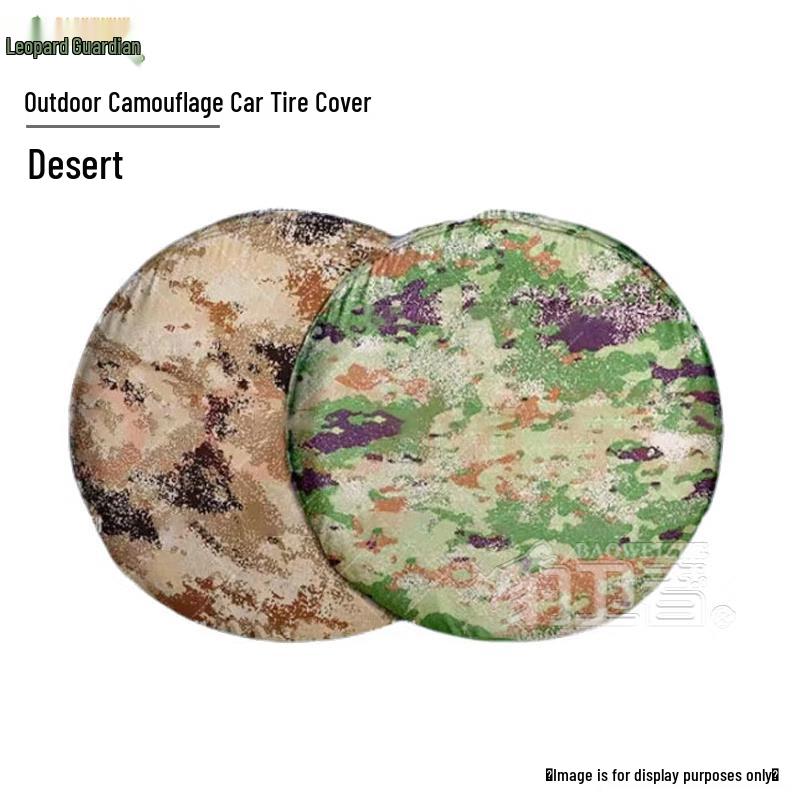 Leopard Defender Outdoor Camouflage Car Spare Tire Cover