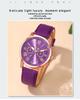 Reloj Mujer Fashion Women Watches Ladies Purple Leather Quartz Wrist Watch for Women Bussiness Casual Watch Relogio Feminino