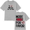 Französischer Rapper Vote JUL Mode Grafiken HipHop T-Shirt Streetwear Unisex Kleidung Damenkleidung Sommer Neues T-Shirt