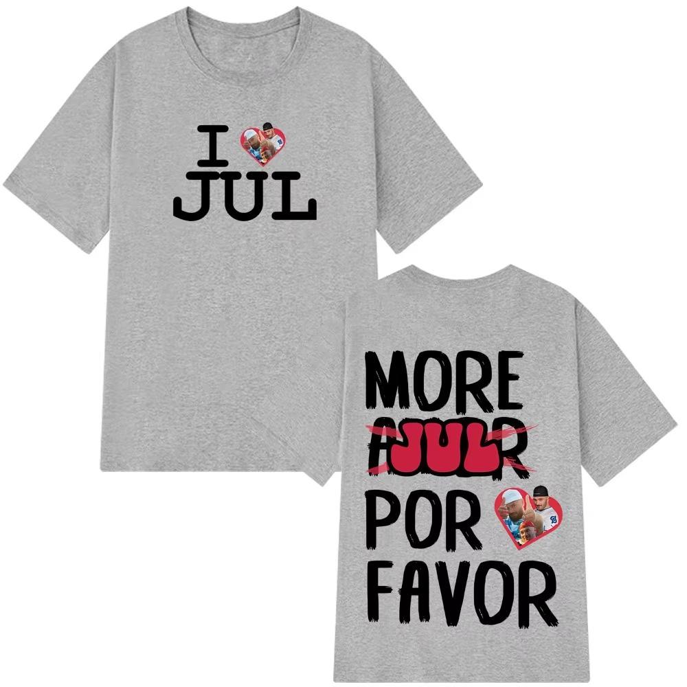 

French Rapper Vote JUL Fashion Graphics Tshirt Unisex Women Hiphop Tshirt Streetwear Unisexs Clothing Women 2026 Summer T Shirt L