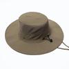 Unisex Sun Protection Wide Brim Bucket Hat - Breathable, Lightweight, Perfect for Outdoor Activities & Fishing