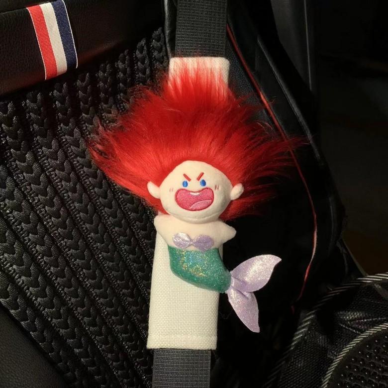 Pluszowa lalka z serii Syrenka z wypełnieniem z bawełny PP, idealna na prezent i do pokoju zabaw dla dzieci