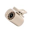 Portable Mini Fan, High-capacity High-speed USB Rechargeable Long-lasting Digital Display, Waist-mounted Fan/Desktop Fan