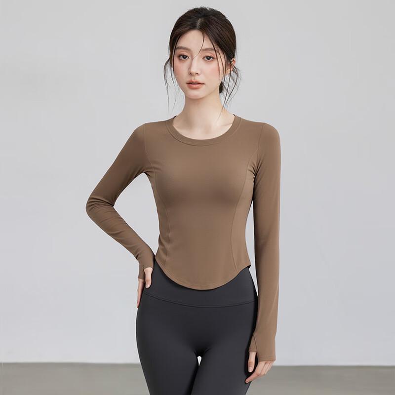 Women's Long-Sleeve Slimming Pilates Training Top