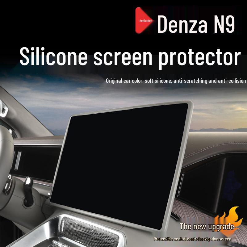 Denza N9 Navigation Screen Silicone Protector: Complete Car Interior Accessory Set.