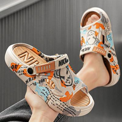 Pvc Flache Pantoletten Haus Herrenschuh Indoor Herumgehen Zuhause Männlicher Hausschuh Gummi Mascullino Trend 2024 Stil Günstige Schuhe Ausverkauf