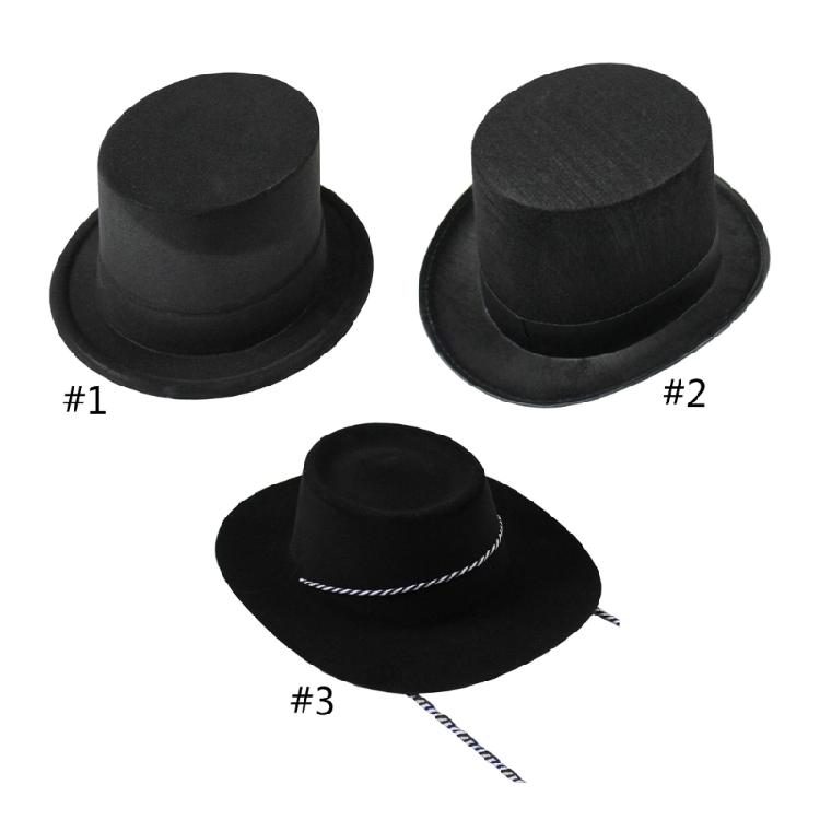 Stage Performances Flat Top Hat HippiesHat Fedoras Hat Stage Dress Up Headwear