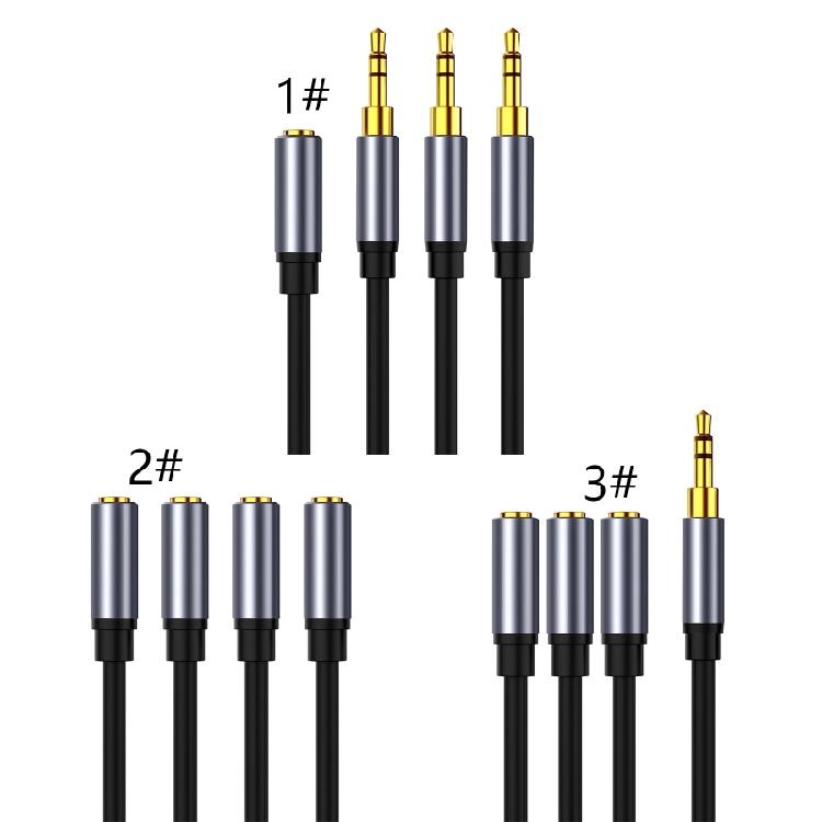 Stereo 3.5mm Aux Cord Audio Adapter Cable for Portable Devices with 3.5mm Port