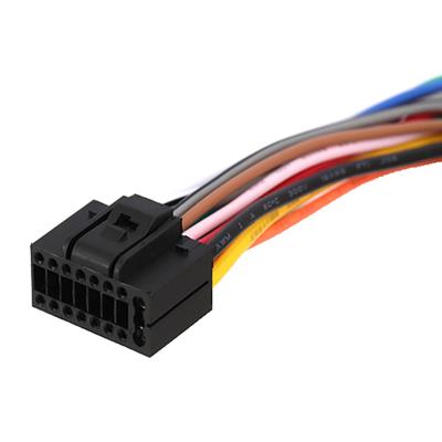 Universal Power Horn Draht Stecker 16 Pins Auto Audio Kabelbaum Adapter Stecker Auto Stereo Stecker Für Radio Cd Dvd