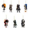 Horror Skull Pendant Decorative Charm Household Party Decoration Supplies for Children Girl Boys Festival Holiday Gift