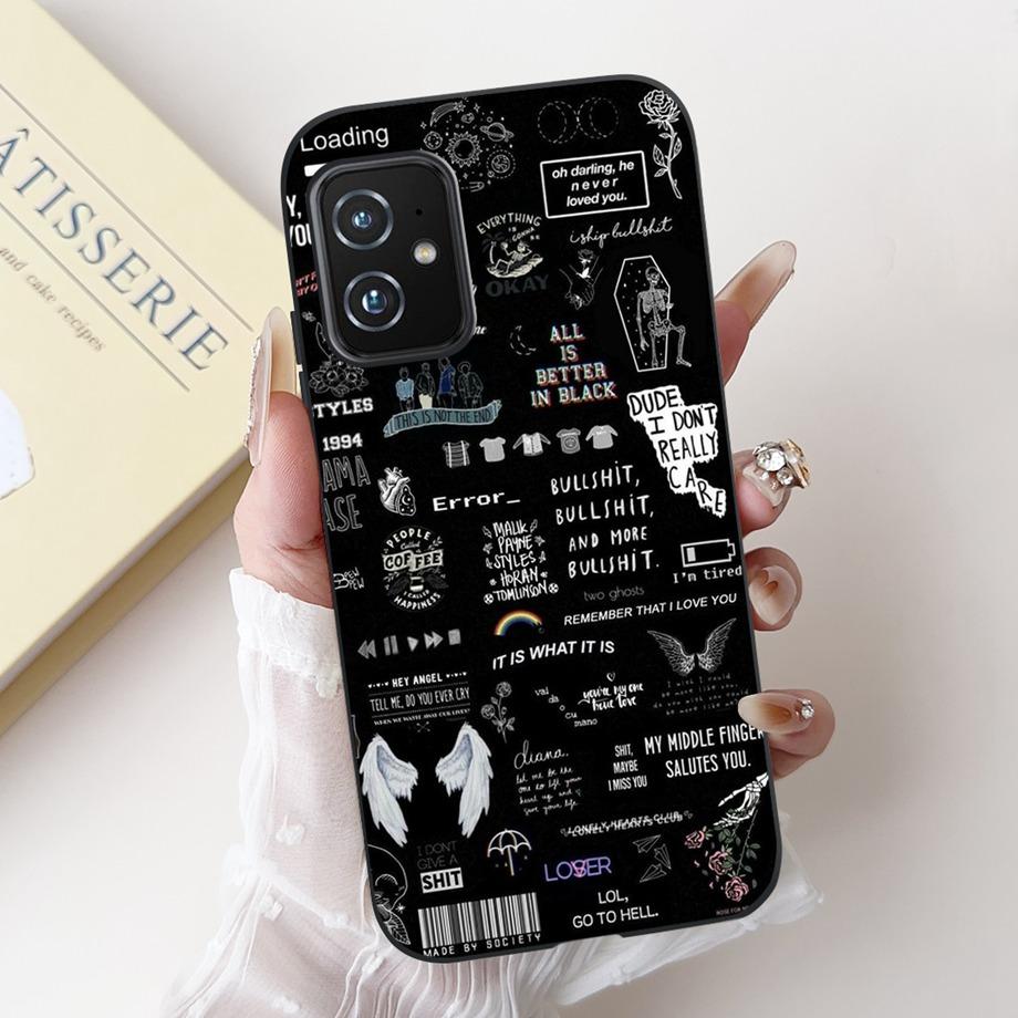 Per Custodia ASUS ZENFONE 8 ZS590KS Astronauta Drago Animali Cartoni Animati Stile Cool Silicone Morbido Copertura Nera per Telefono Per ASUS ZS590KS Borsa