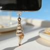 Ocean-Themed Conch-Shaped 3D Phone Dust Plug, Adds a Light Luxury Ocean Atmosphere to Electronic Devices for Daily Use