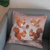 2D Cute Hedgehog Design Pillow For Home Decor Pattern Cushion Cover Suitable For Sofa Bedroom Car Pillow Cover