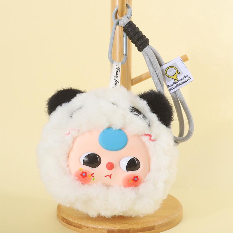 Panda Three Baby Dinosaur Pig Rabbit Duck Sheep Shaped Plush Doll Pendant