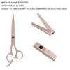 Hair Cutting Scissors Stainless Steel Comfortable Grip Hairdressing Scissor for Barber Shop Rose Gold