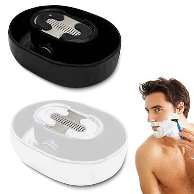 Razor Rinser,Portable Men'S Shaving Razor Cleaner Quick Cleaning Solution For Hand Shavers Say Goodbye To Clogged Razors