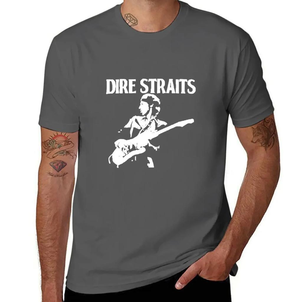 Dire Straits T-Shirt Anime T Shirts Graphic T Shirts Street Wear Tee Shirts for Men