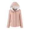 New Winter Women Hooded Cotton Jacket Thick Padded Long Sleeve Bread Clothing Autumn College Style Coats
