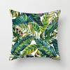 Leaf Print Pillow Cover Decorative Pillowcase Super Soft Wear Resistant Washable Easy Maintenance Cushion Case Decoration