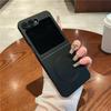 For Samsung Galaxy Z Flip 7 6 5 4 3 5G Z Flip5 Flip6 Luxury Magnetic Phone Case For Magsafe Wireless Charging Soft Cover