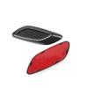 6Pcs Car Styling 3D Shark Gill Car Side Fake Vent Sticker Carbon Fiber Color Fine Decoration Modified Car Styling Popular Sticker