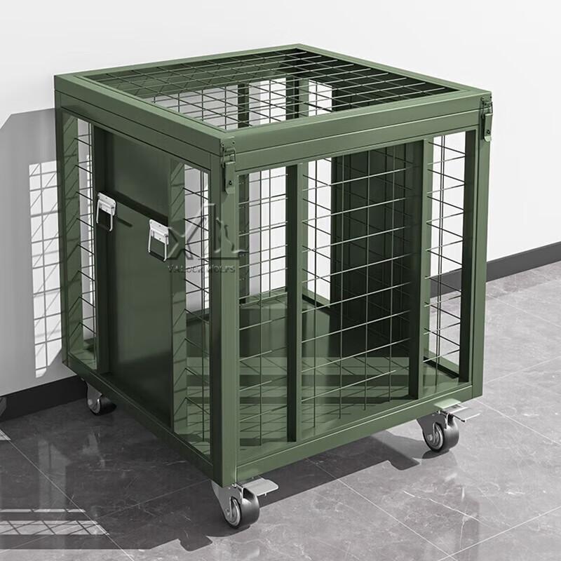 Collapsible Wheeled Mesh Storage Cage