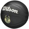 Wilson Team Tribute Milwaukee Bucks Mini Ball, Unisex black Basketball