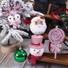 3D Cartoon Snowman Christmas Tree Pendant Ornament