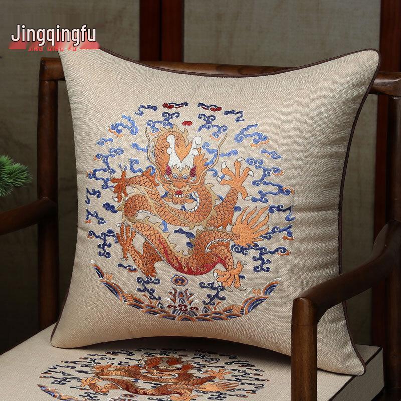 Китайская вышитая подушка Jingqingfu