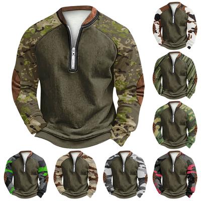 Men's Winter  Buckle Sweatshirt Men's Printed Men's Sweatshirt