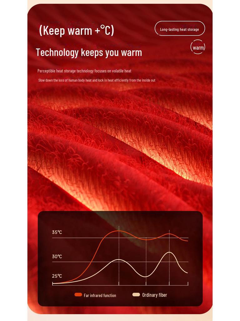 Women's 7A Antibacterial Velvet Padded Warm Vest - Winter Innerwear