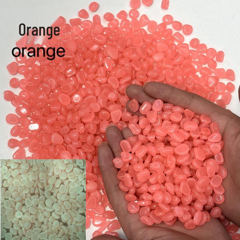 5-8mm Luminous Artificial Fluorite Pebbles for Aquariums and Gardens