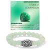Viking Inspired Beaded Bracelet Stone Gemstone Rune Style Unisex Jewelry Gift